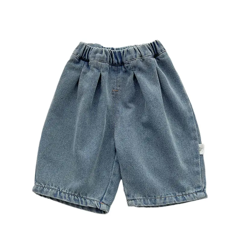 Korean Style Boys T-Shirt Shorts Set Cotton Cotton - Image 4