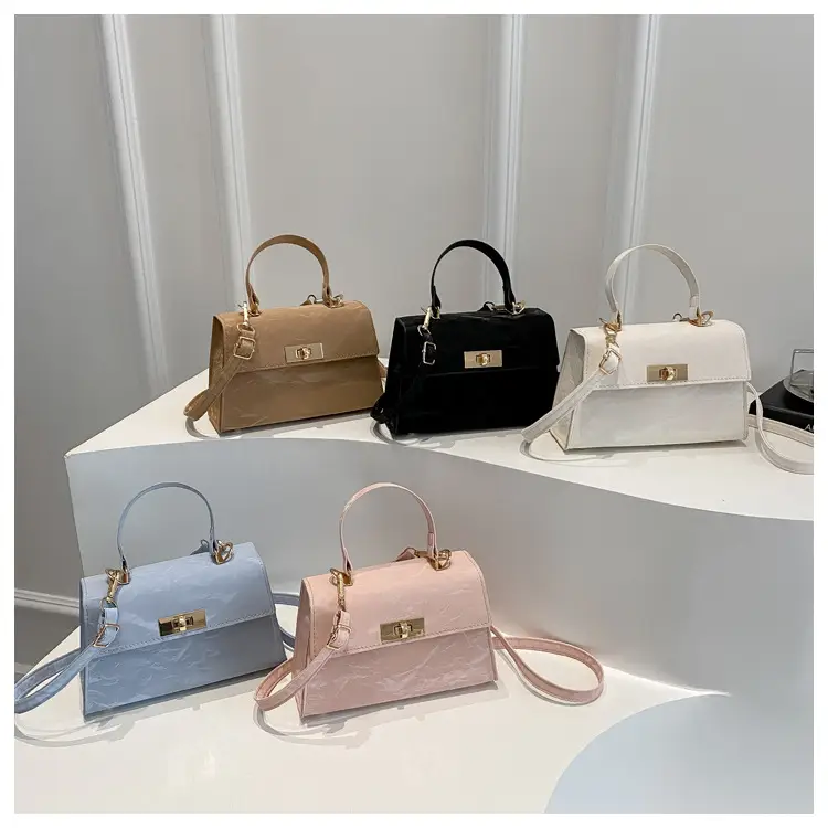 2025 Summer Lock Crossbody Bag Brown Leather — feature 25