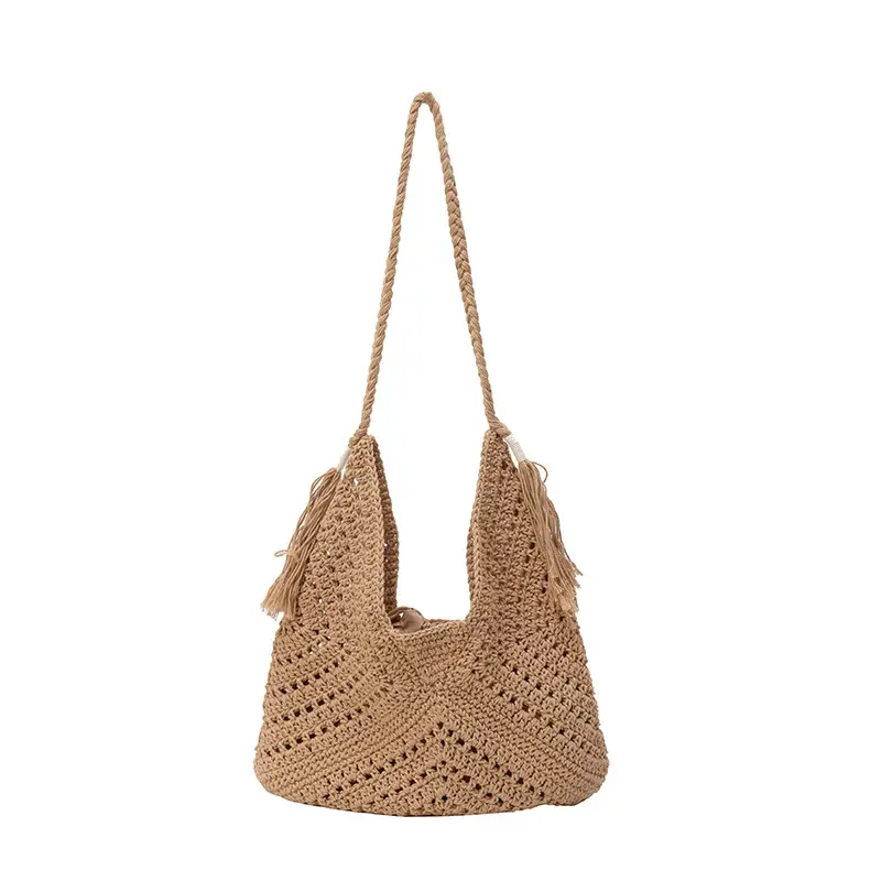 New Woven Beat Shoulder Bag Large Capacity Hollow - Image 7