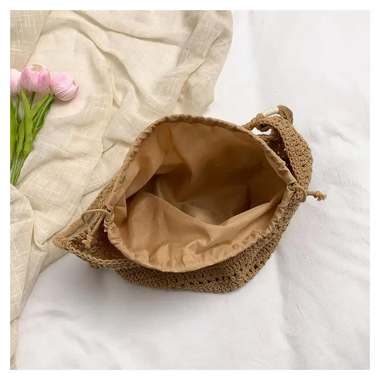 New Woven Beat Shoulder Bag Large Capacity Hollow — feature 20