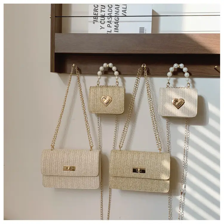 Summer Straw Chain Small Square Bag Women 2025 — feature 36