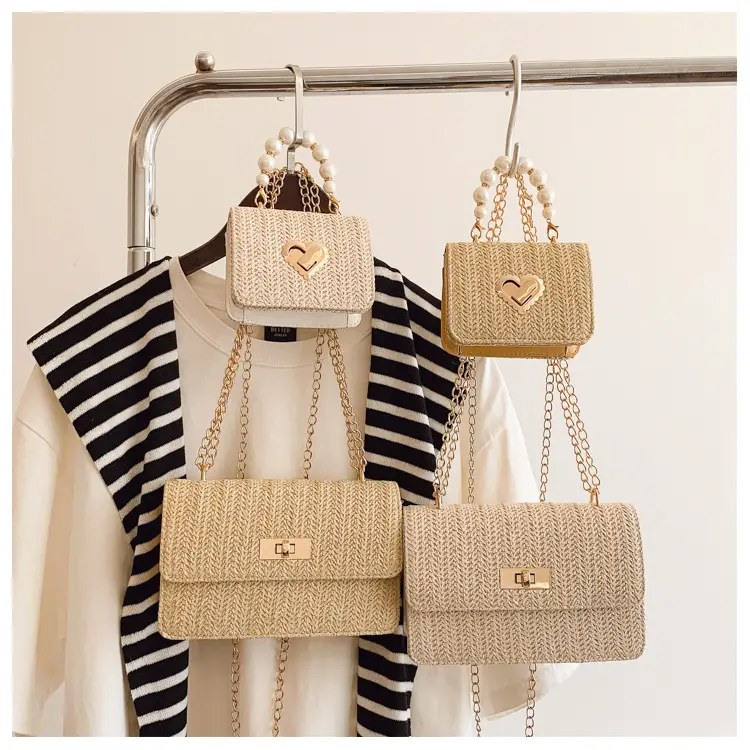 Summer Straw Chain Small Square Bag Women 2025 — feature 37