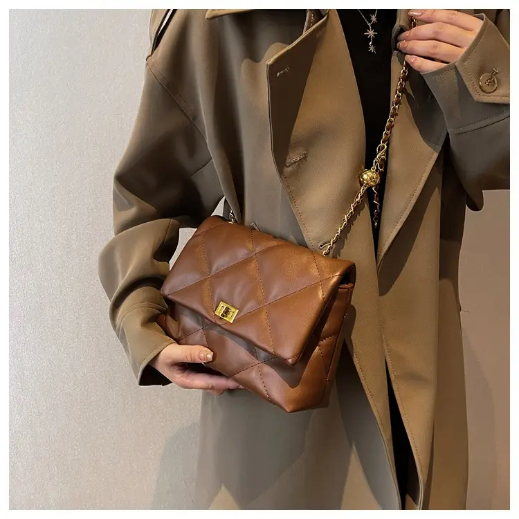 Black Quilted Chain Crossbody Bag for Women 2026 — feature 25