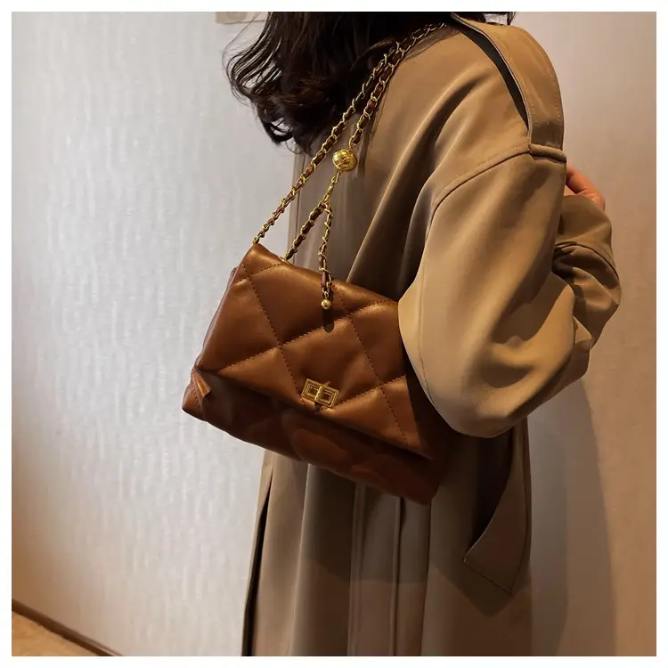 Black Quilted Chain Crossbody Bag for Women 2026 — feature 26