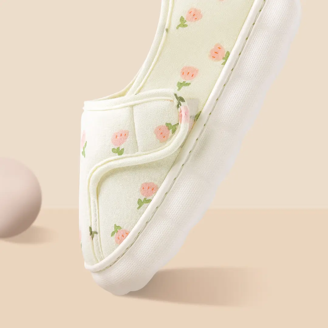 Thick-soled moon shoes for pregnant women indoor home comfortable cotton slippers women's postpartum slippers bag with non-slip soft bottom breathable — feature 12