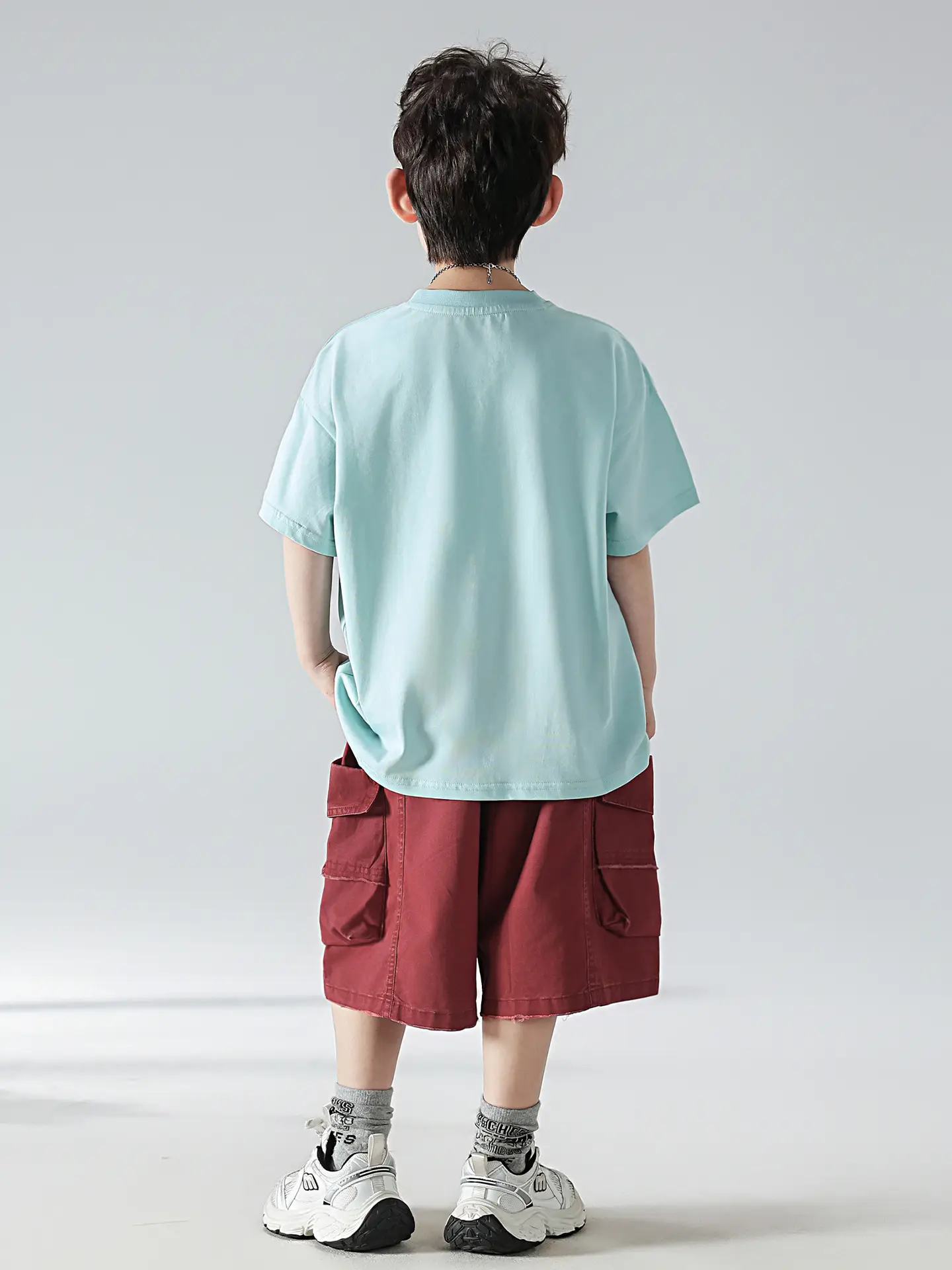 Boys T-shirt Light Blue 2025 Summer Kids Wear — feature 5