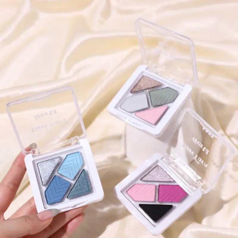 Portable 4-Color Eye Shadow Powder for Girls - Image 6