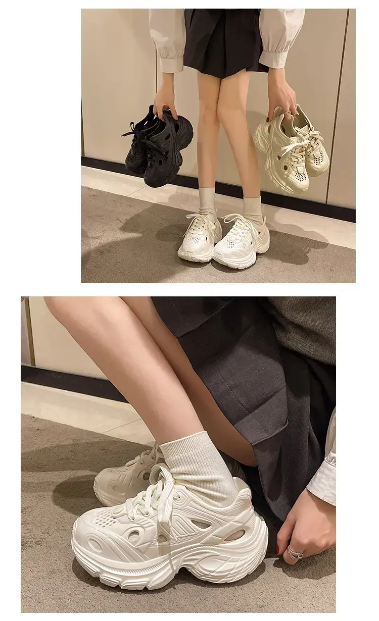 Women's White Thick Sole Casual Shoes 2025 — feature 10