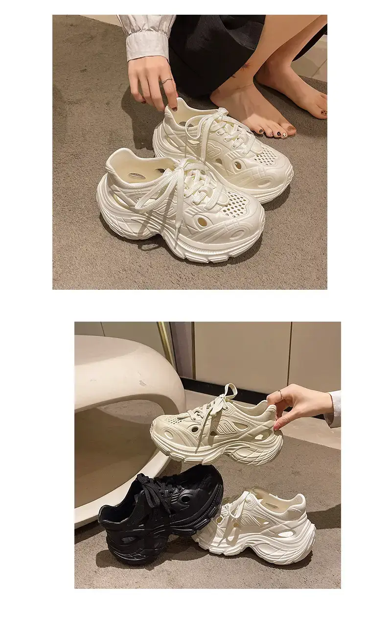 Women's White Thick Sole Casual Shoes 2025 — feature 4
