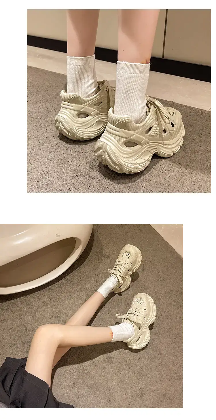 Women's White Thick Sole Casual Shoes 2025 — feature 6
