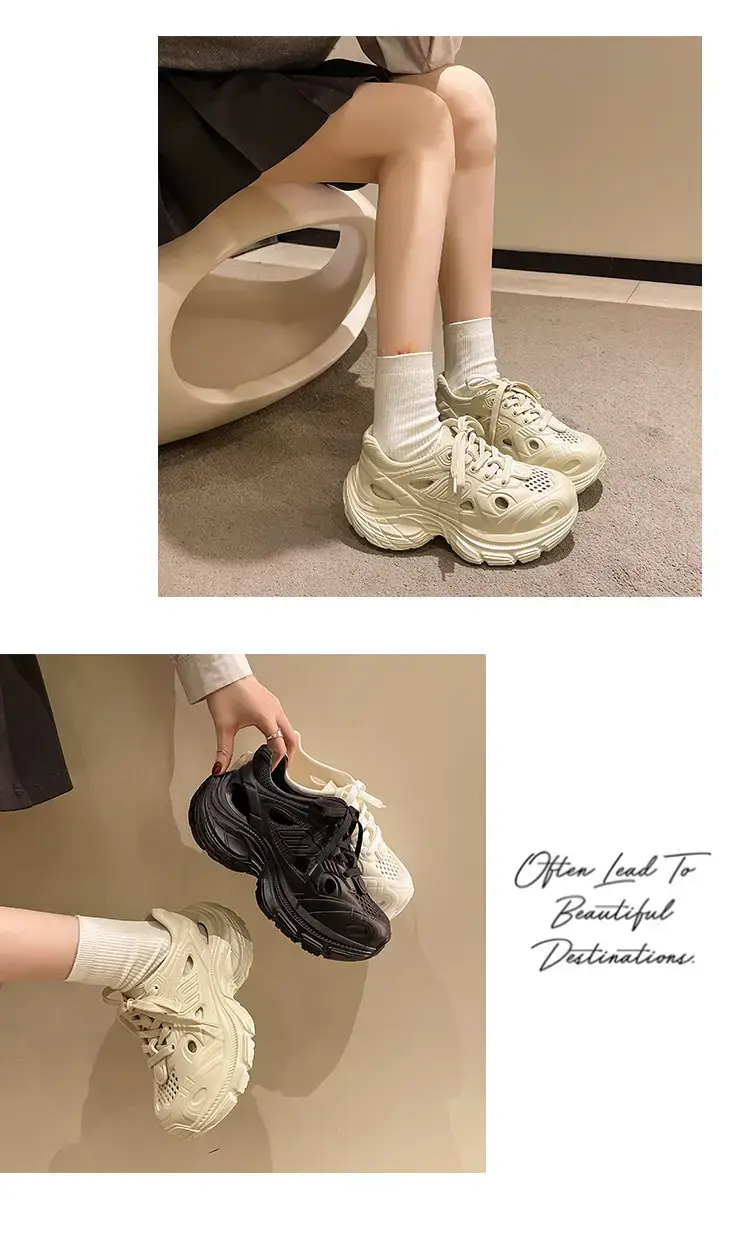 Women's White Thick Sole Casual Shoes 2025 — feature 7
