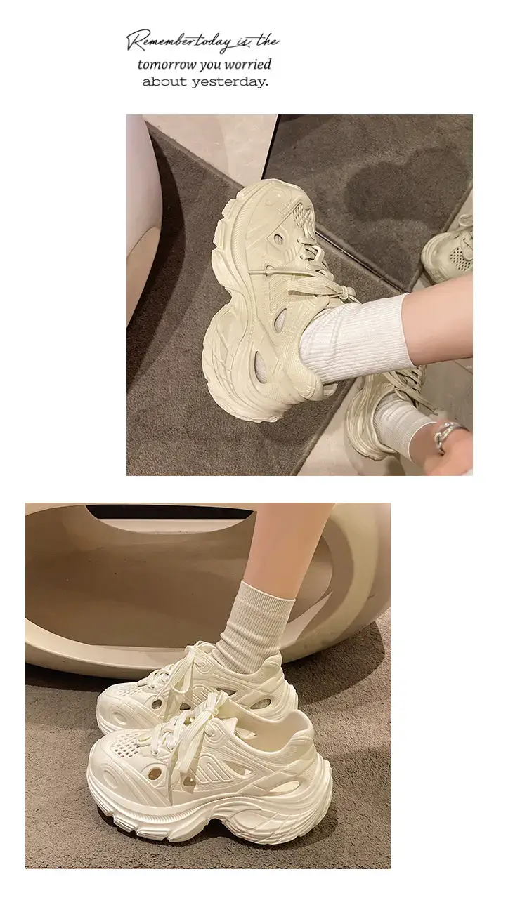 Women's White Thick Sole Casual Shoes 2025 — feature 8