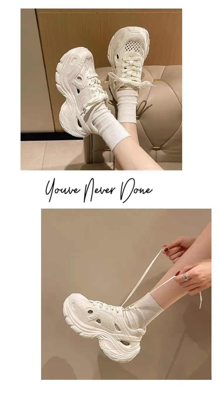 Women's White Thick Sole Casual Shoes 2025 — feature 9