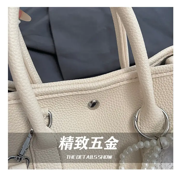 Yellow Leather Shoulder Crossbody Bag with Lace Trim — feature 4