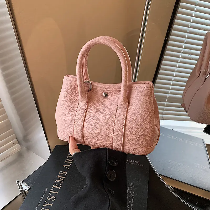 Yellow Leather Shoulder Crossbody Bag with Lace Trim - Image 18