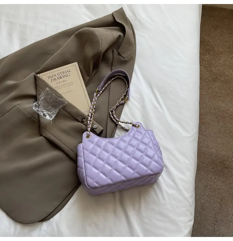 Pink Diamond Chain Shoulder Bag for Women 2025 — feature 17