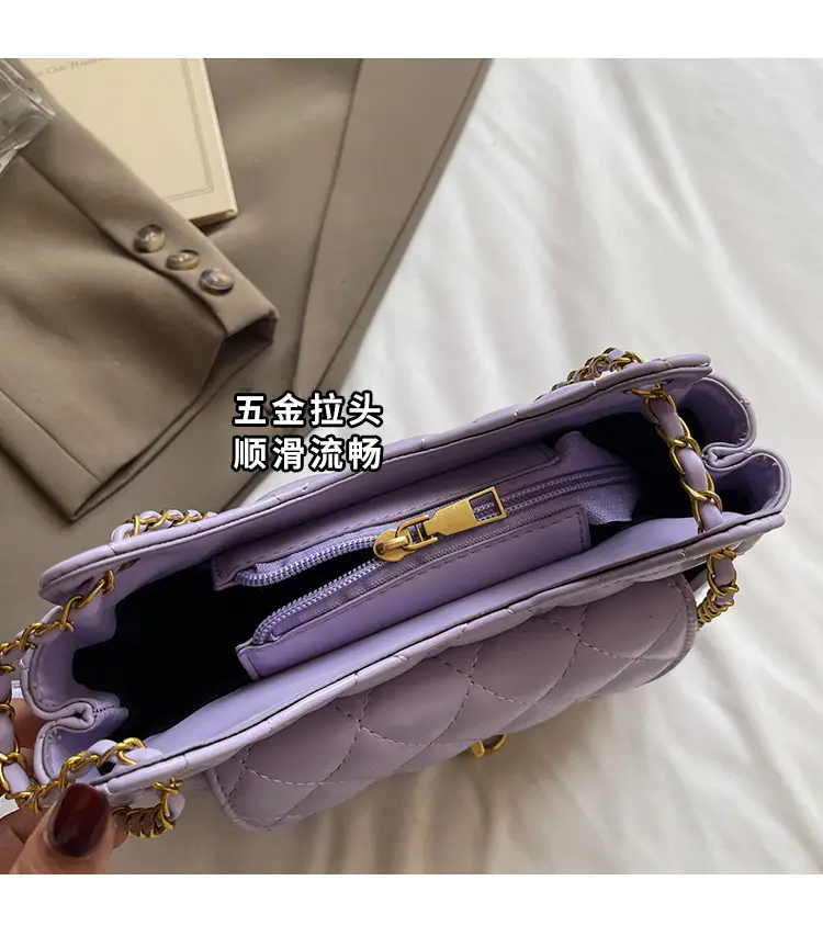 Pink Diamond Chain Shoulder Bag for Women 2025 — feature 4