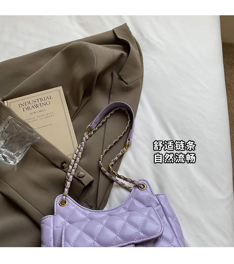 Pink Diamond Chain Shoulder Bag for Women 2025 — feature 5
