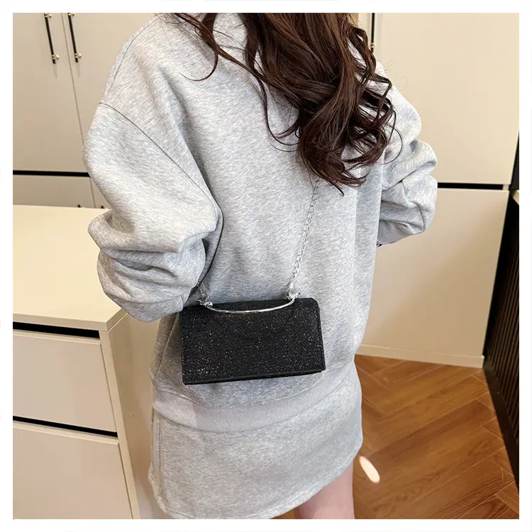 Pink Sparkly Crossbody Bag for Women 2025 Banquet Evening Use — feature 14