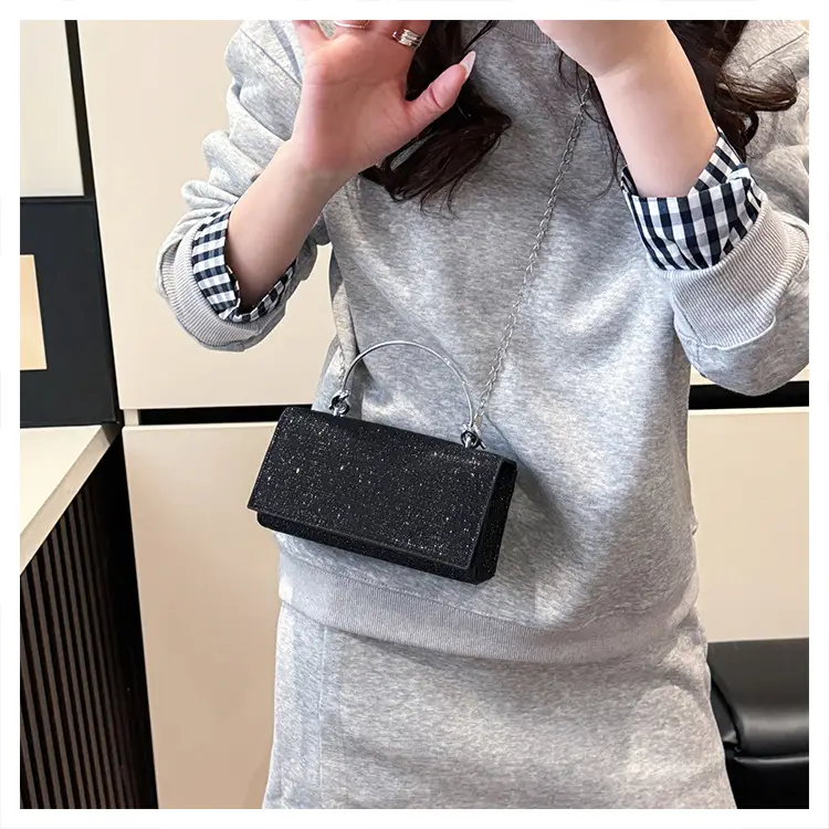 Pink Sparkly Crossbody Bag for Women 2025 Banquet Evening Use — feature 18