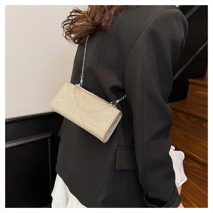 Pink Sparkly Crossbody Bag for Women 2025 Banquet Evening Use — feature 19