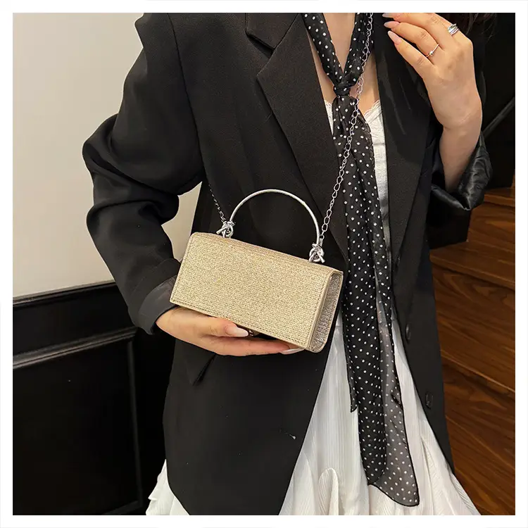Pink Sparkly Crossbody Bag for Women 2025 Banquet Evening Use — feature 20