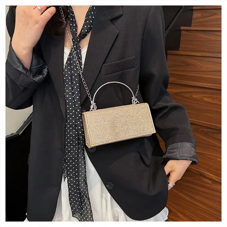 Pink Sparkly Crossbody Bag for Women 2025 Banquet Evening Use — feature 21