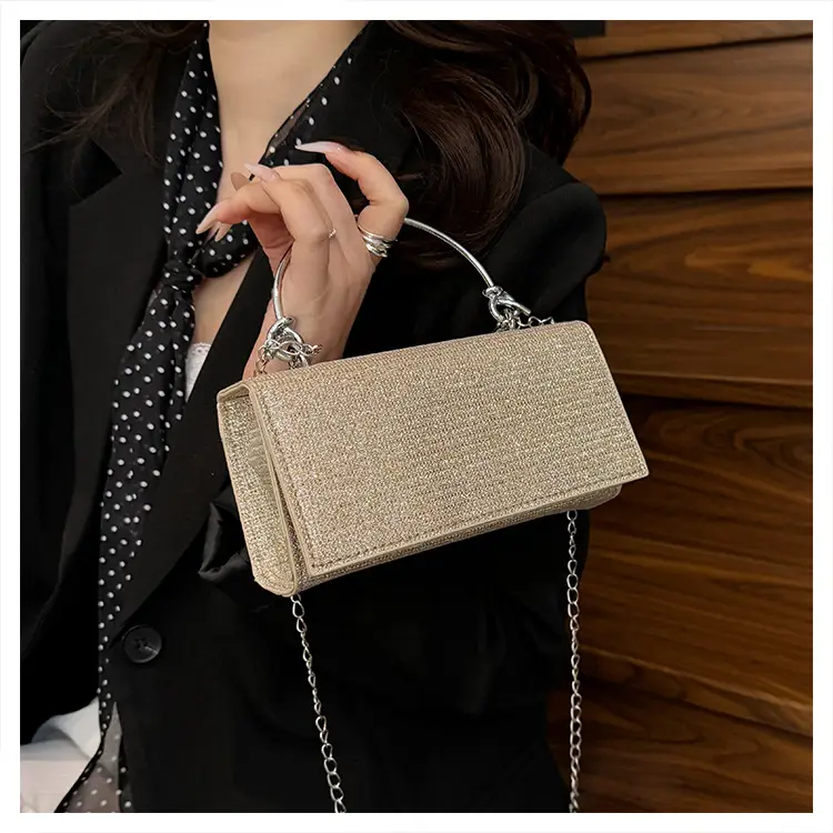 Pink Sparkly Crossbody Bag for Women 2025 Banquet Evening Use — feature 23