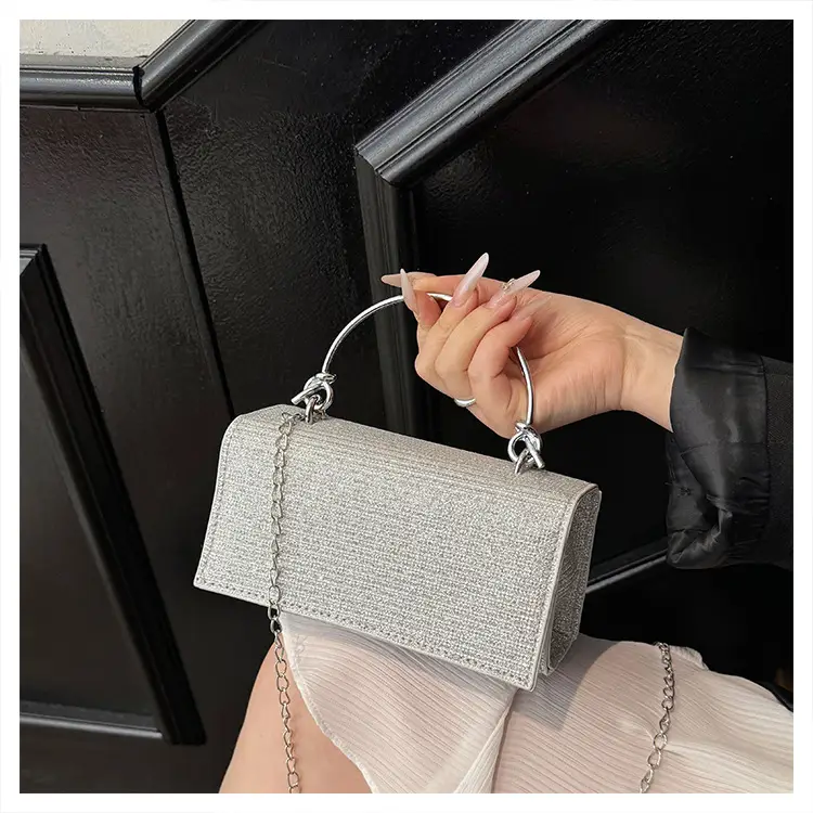 Pink Sparkly Crossbody Bag for Women 2025 Banquet Evening Use — feature 28