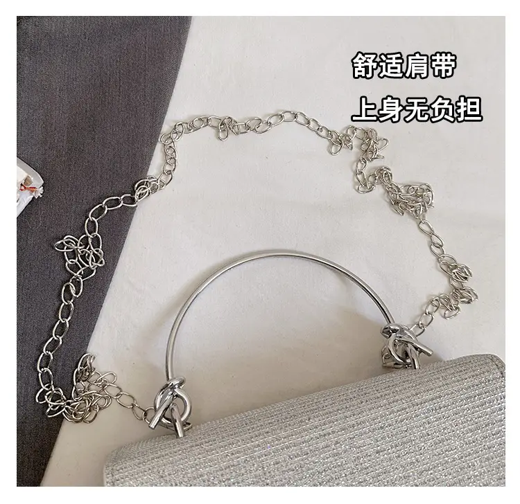 Pink Sparkly Crossbody Bag for Women 2025 Banquet Evening Use — feature 4