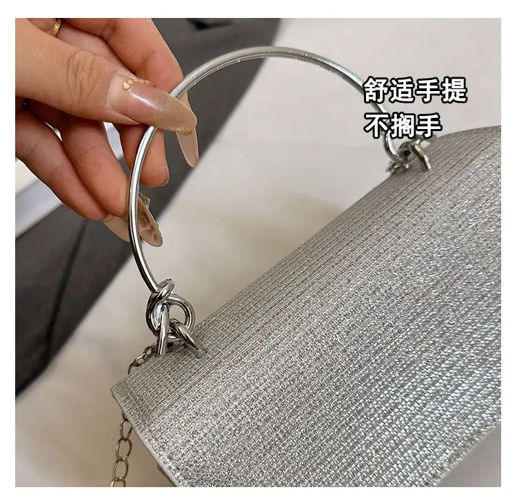 Pink Sparkly Crossbody Bag for Women 2025 Banquet Evening Use — feature 6
