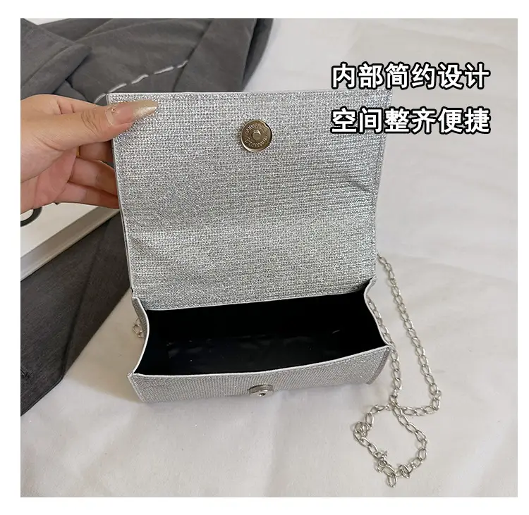 Pink Sparkly Crossbody Bag for Women 2025 Banquet Evening Use — feature 8