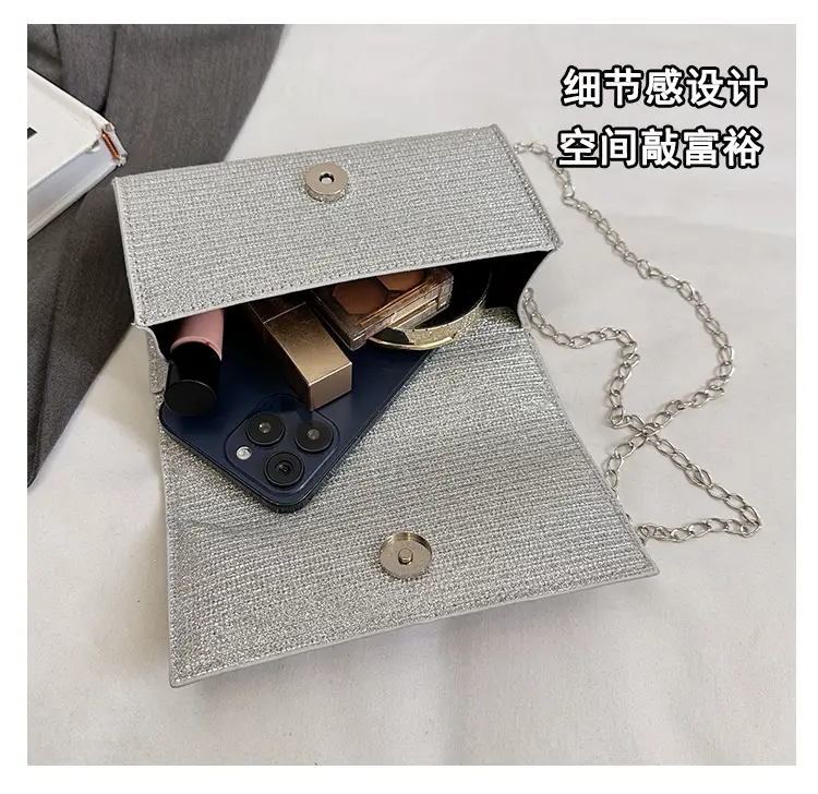 Pink Sparkly Crossbody Bag for Women 2025 Banquet Evening Use — feature 9