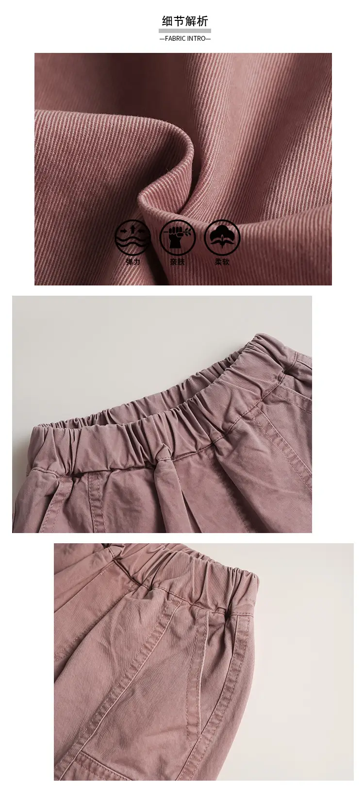 Boys Summer Printed T-Shirt Shorts Set White Pink — feature 13