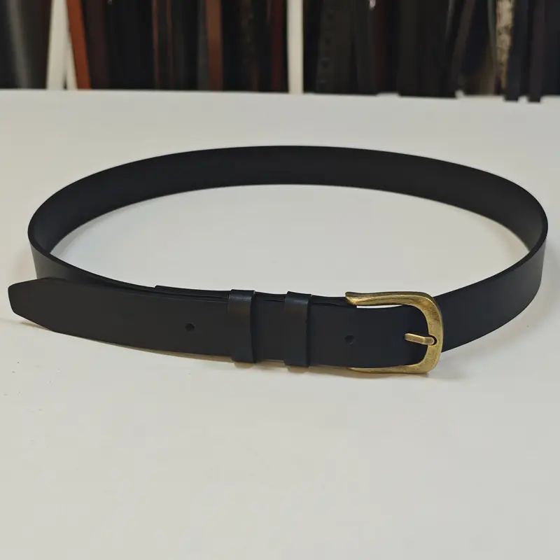 Black Pin Buckle Belt for Women, High-End Simple Versatile Belt - Image 2