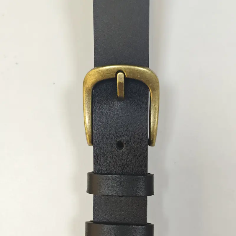 Black Pin Buckle Belt for Women, High-End Simple Versatile Belt - Image 4
