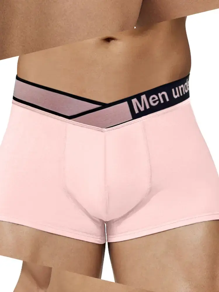 Men High-Cut Laser Gradient Boxer Briefs Black — feature 16