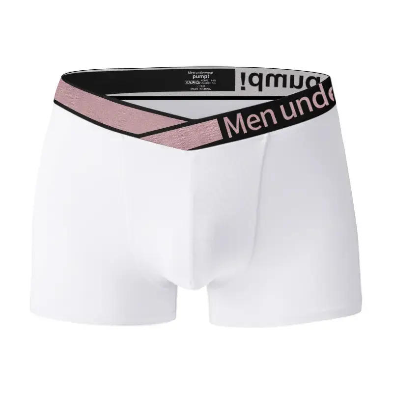 Men High-Cut Laser Gradient Boxer Briefs Black - Image 2