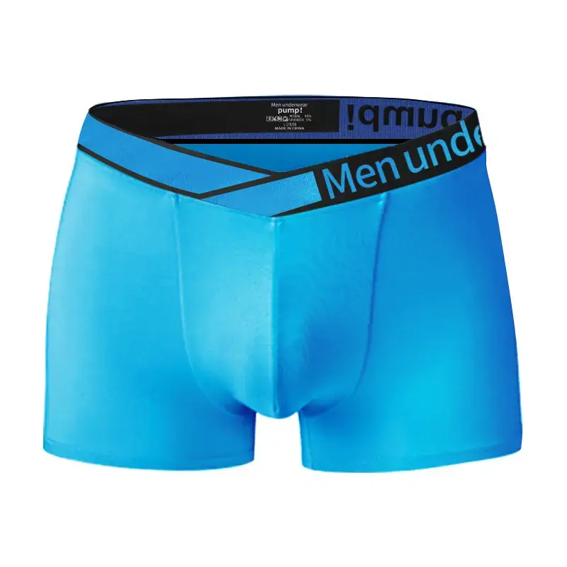 Men High-Cut Laser Gradient Boxer Briefs Black - Image 6