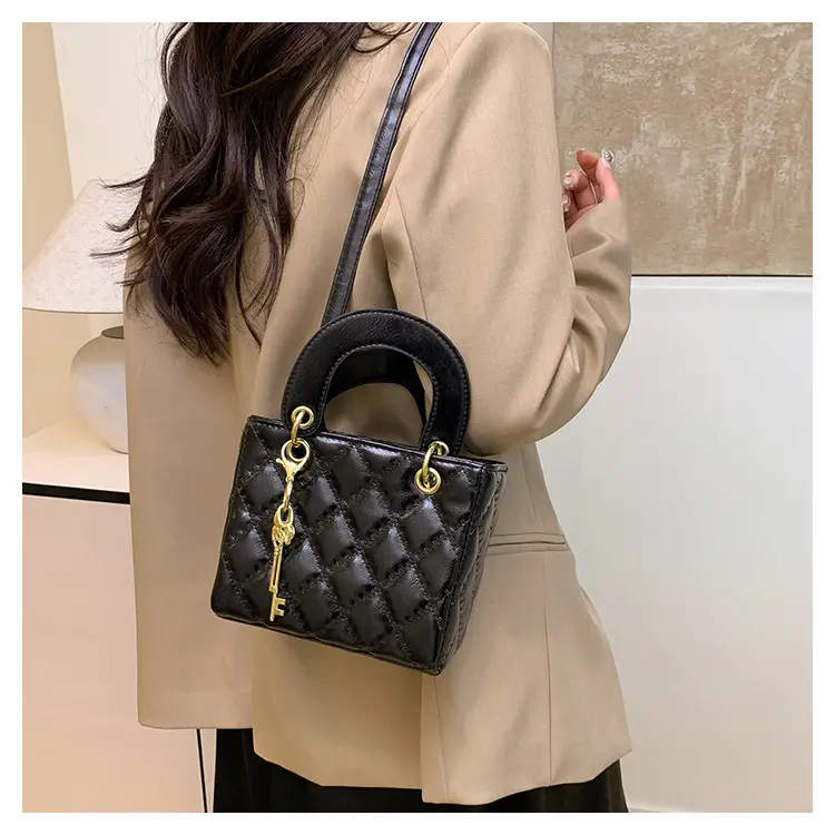 New Rhomboid Embroidery Shoulder Crossbody Bag for Women — feature 17