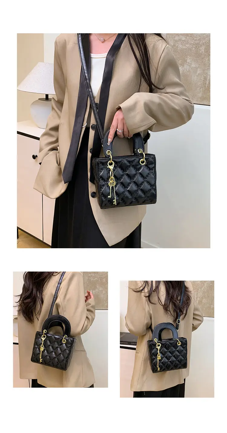 New Rhomboid Embroidery Shoulder Crossbody Bag for Women — feature 21