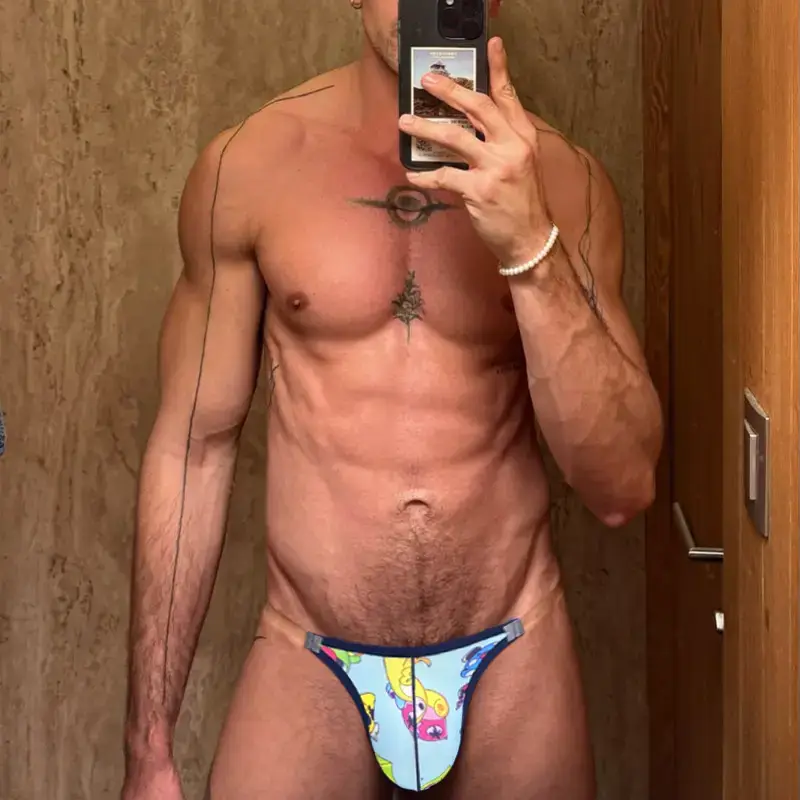 New Summer Colorful Horn High-Cut Briefs Full Hip Protrusion Mp2992 - Image 6