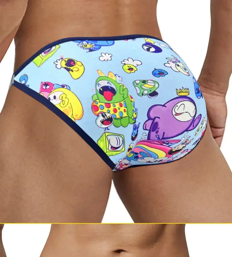 New Summer Colorful Horn High-Cut Briefs Full Hip Protrusion Mp2992 — feature 14