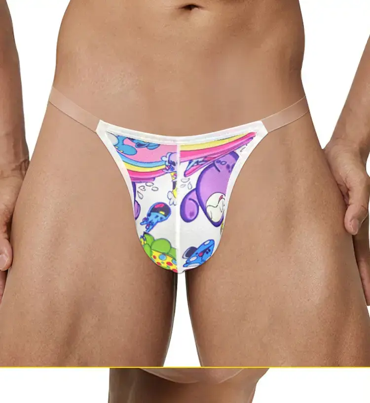 New Summer Colorful Horn High-Cut Briefs Full Hip Protrusion Mp2992 — feature 18