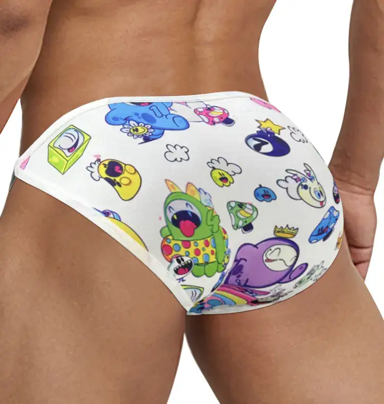New Summer Colorful Horn High-Cut Briefs Full Hip Protrusion Mp2992 — feature 20