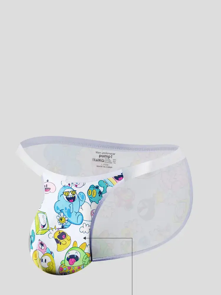New Summer Colorful Horn High-Cut Briefs Full Hip Protrusion Mp2992 — feature 7