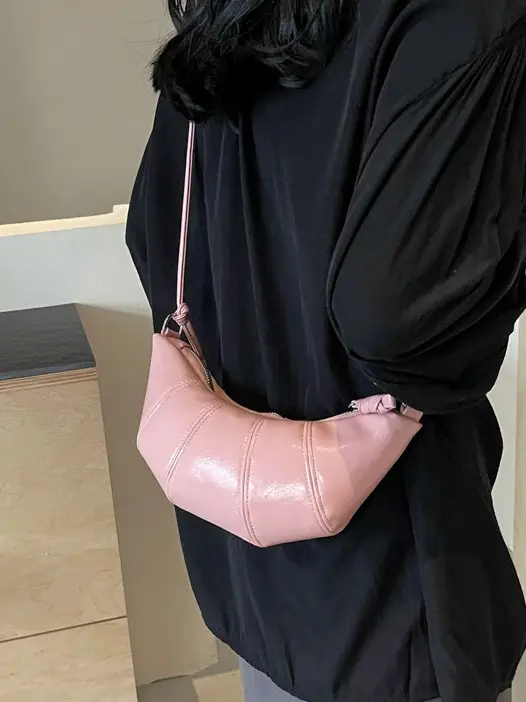 Silver One-Shoulder Crossbody Bag for Women - Image 10