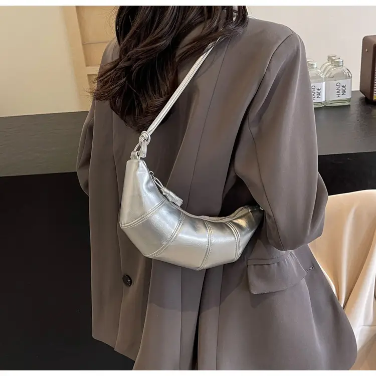 Silver One-Shoulder Crossbody Bag for Women — feature 25