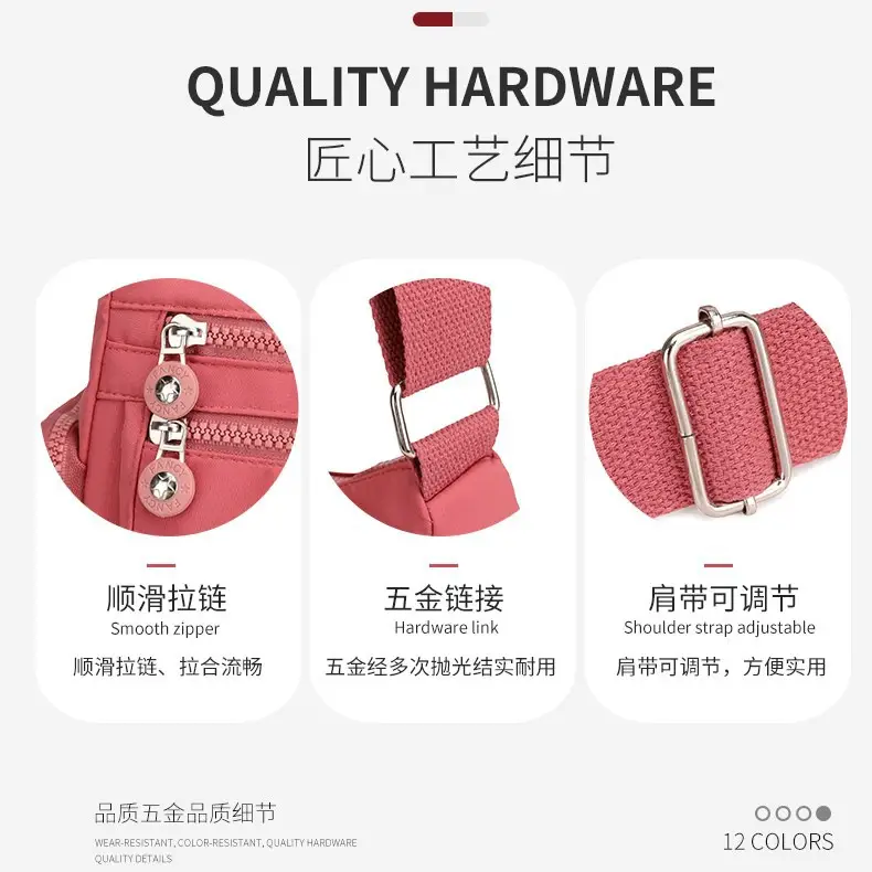 New Fashion Shoulder Bag for Women Nylon Crossbody