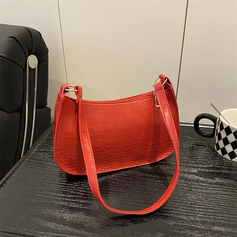 White Stone Pattern Shoulder Bag for Women — feature 12